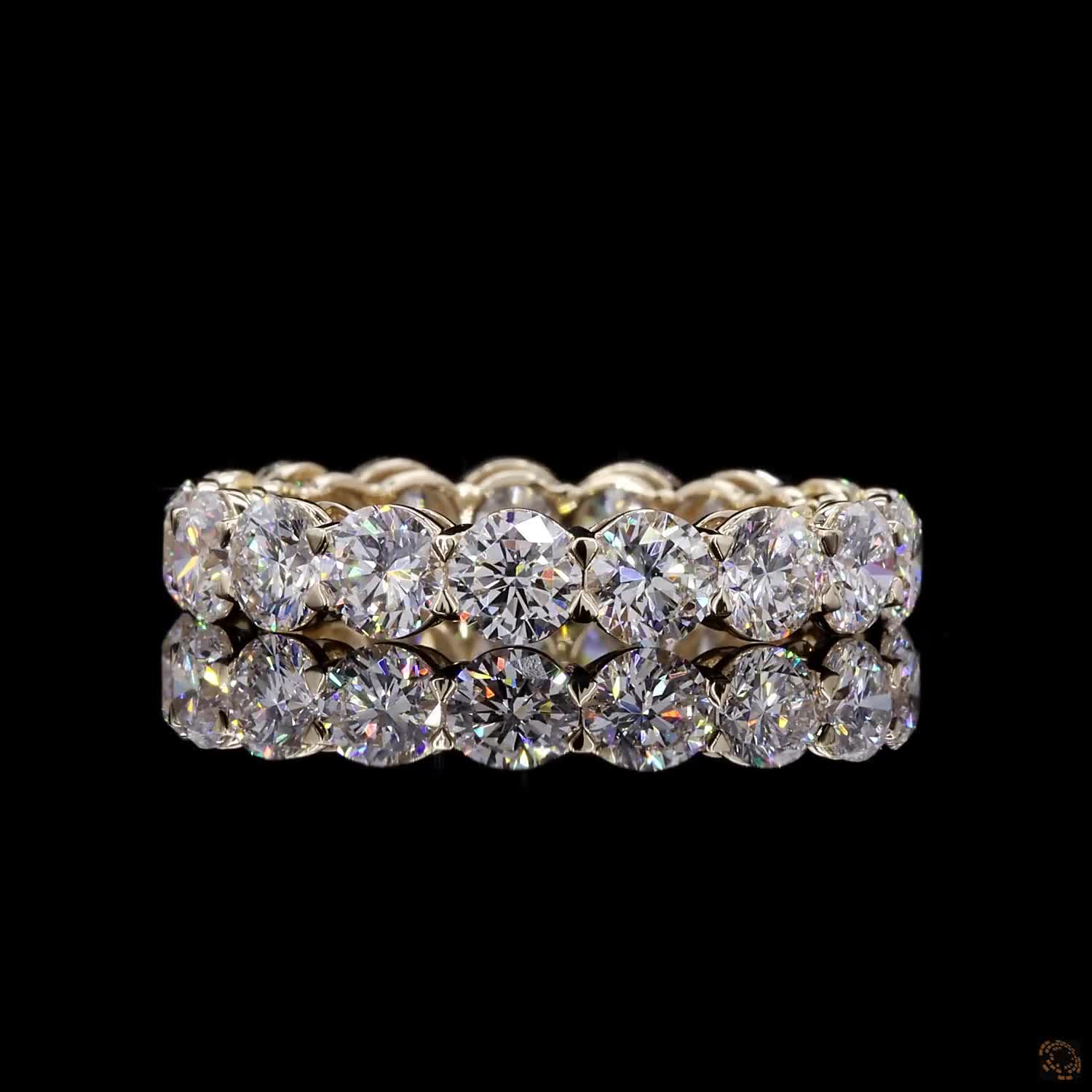 4.43 Ct Full Eternity Band round the circumference of the band