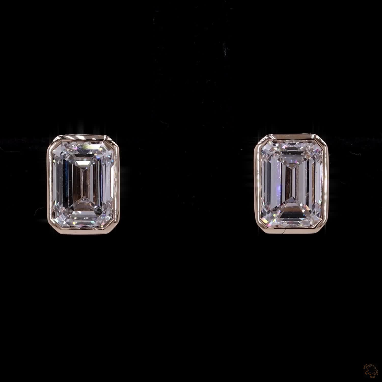 2.41 Ct Full Bezel Setting (a continuous metal rim wraps fully around the gem for maximal protection, smooth edges, and a bold geometric profile)