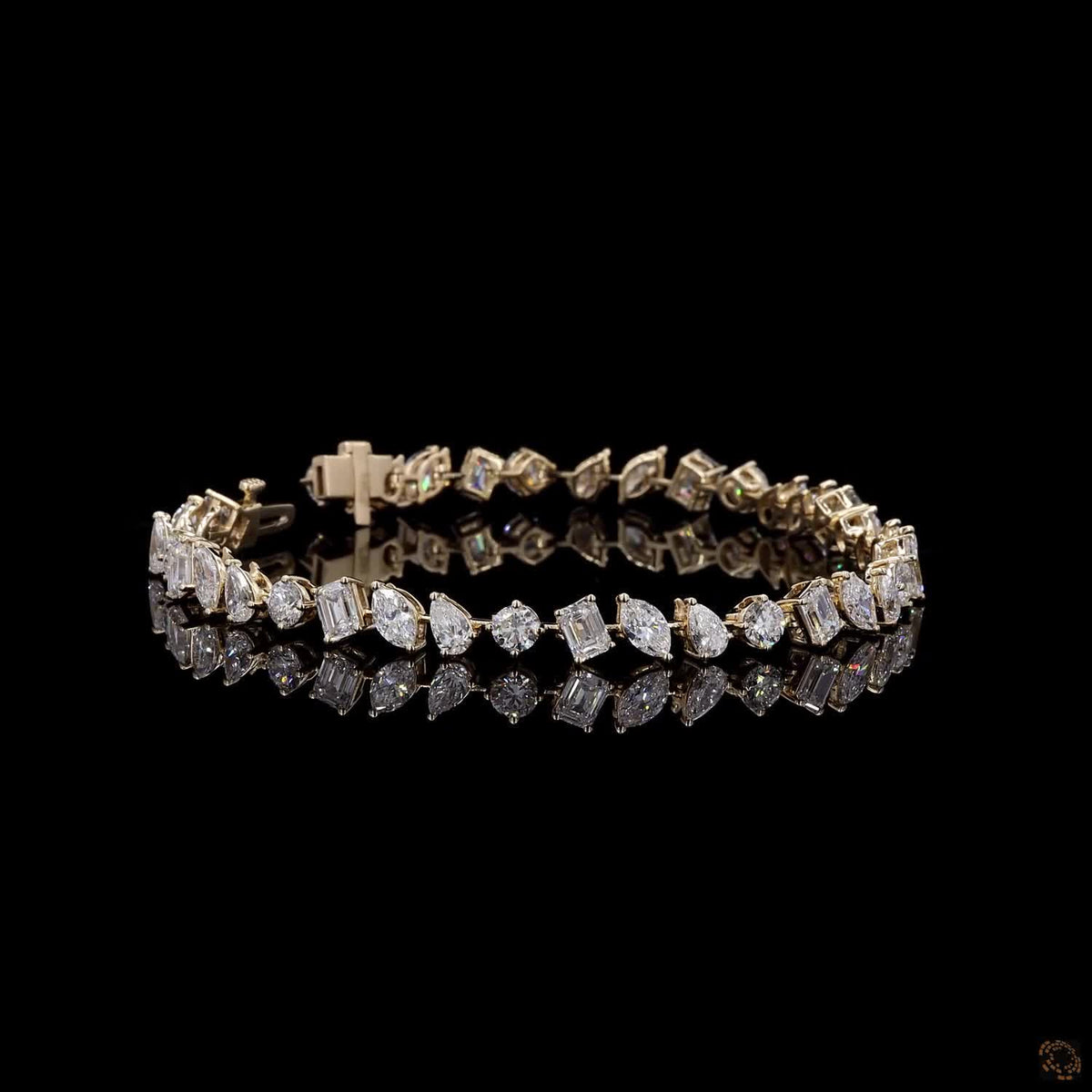 7.8 Ct Individual Prong Basket Setting Custom prongs fitted for each distinct stone shape