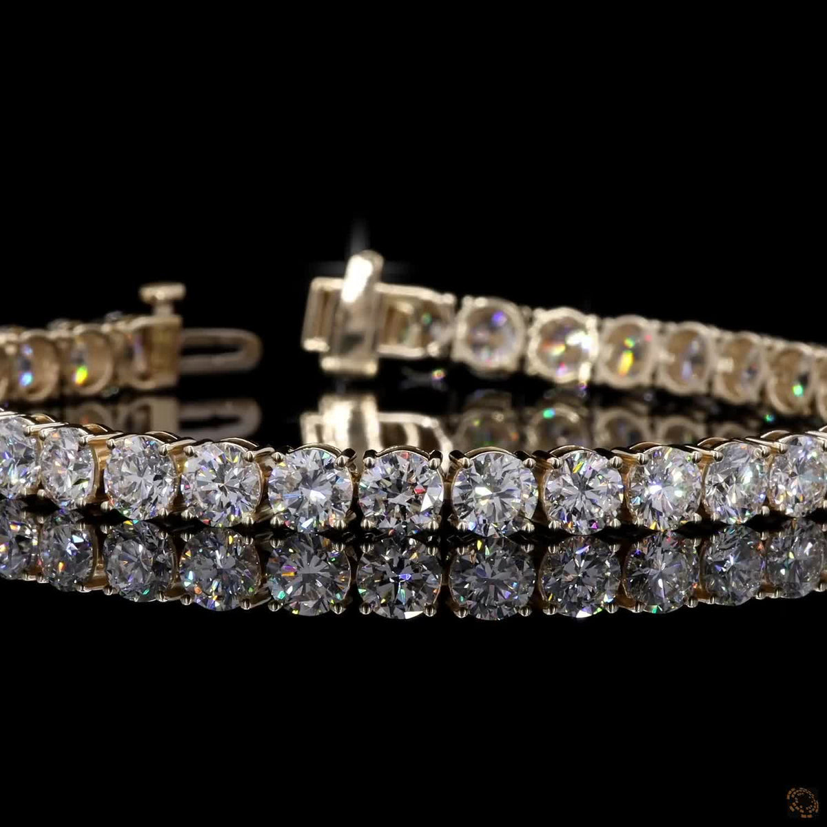 14.21 Ct Round Cut Diamond Tennis Bracelet | Classic Luxury Diamond Bracelet for Women