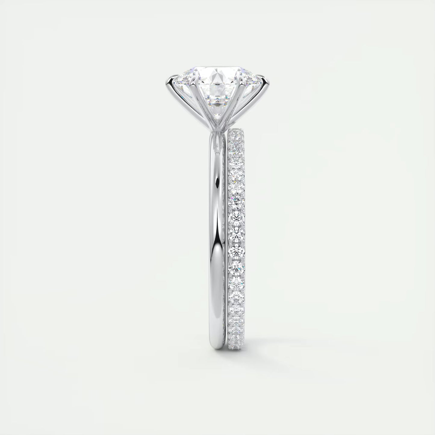 4-5 GM Round Solitaire Ring Engagement Rings