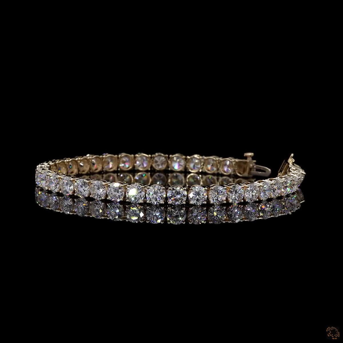 14.21 Ct Round Cut Diamond Tennis Bracelet | Classic Luxury Diamond Bracelet for Women