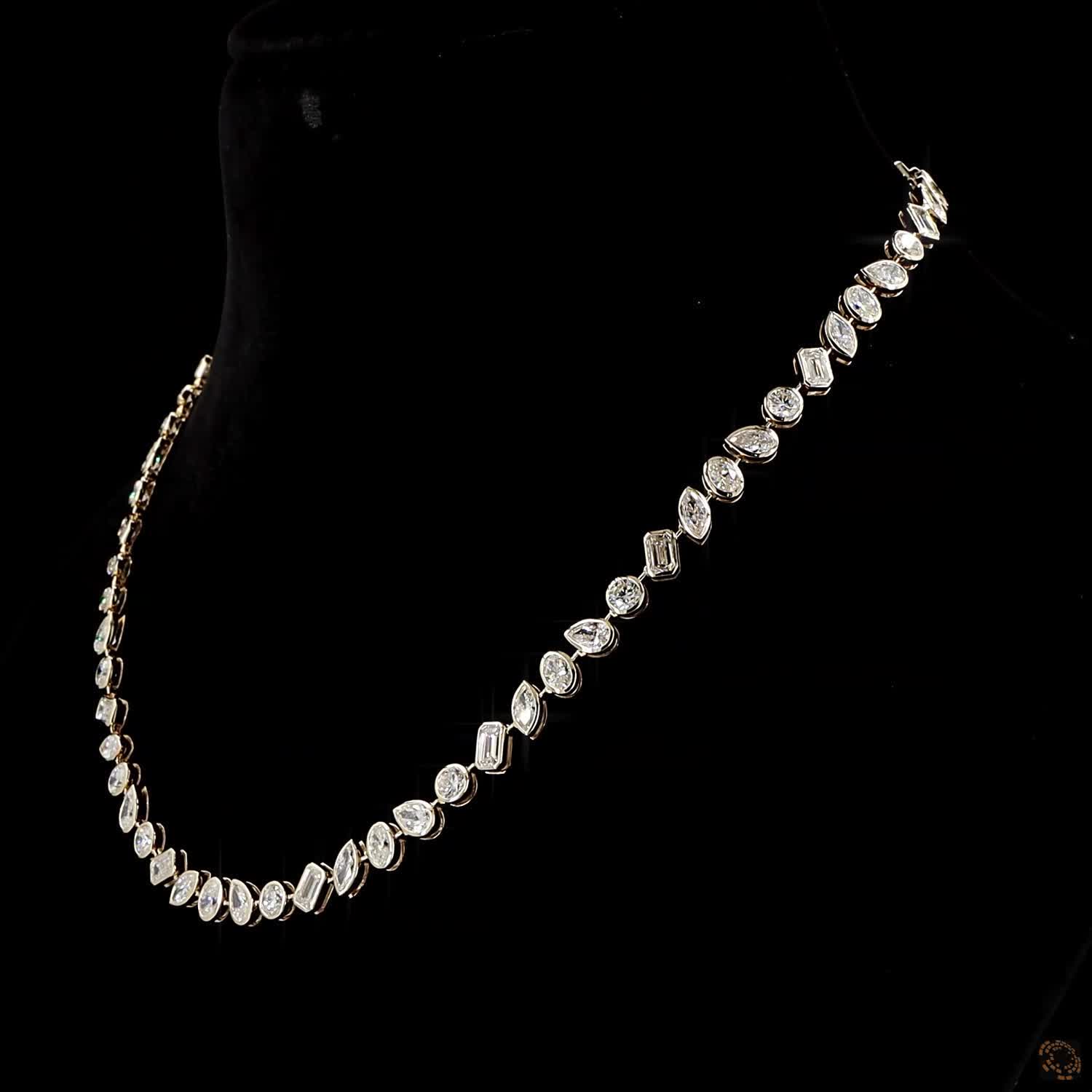 17.11 Ct Wear alone as a standalone statement piece against a low neckline or over a sleek high-neck top
