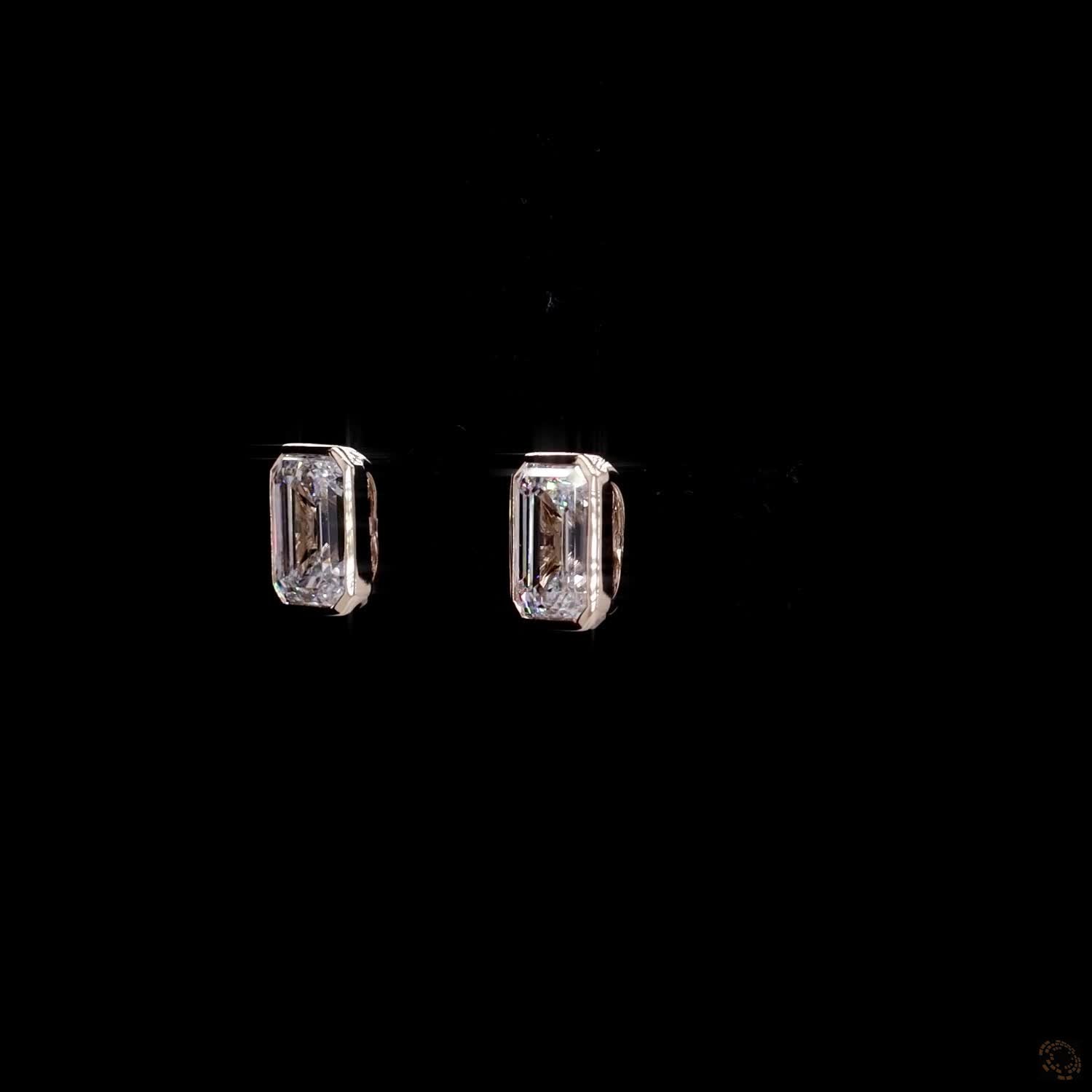 2.41 Ct Full Bezel Setting (a continuous metal rim wraps fully around the gem for maximal protection, smooth edges, and a bold geometric profile)