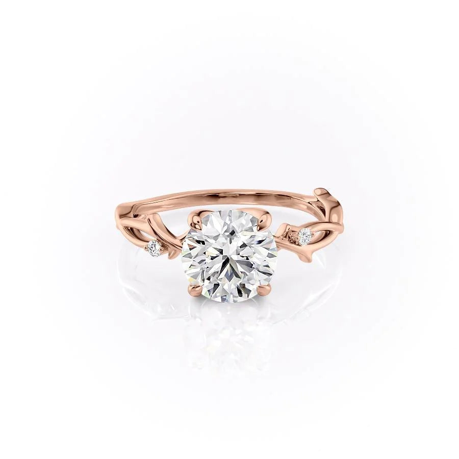2.50 CT Round The Twig Engagement Ring