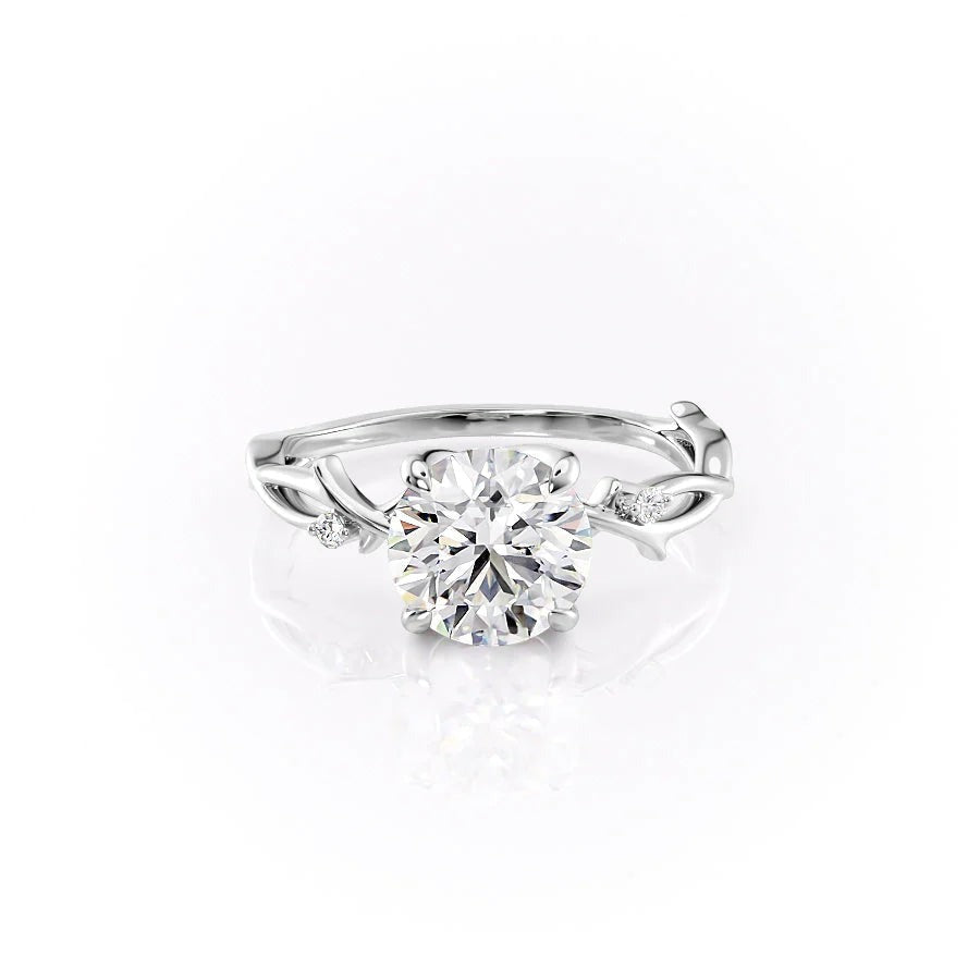 2.50 CT Round The Twig Engagement Ring