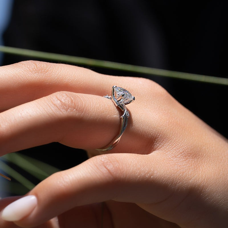2.50 CT Round The Twig Engagement Ring