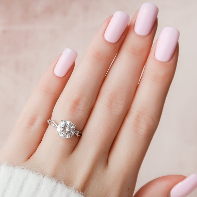 2.50 CT Round The Twig Engagement Ring