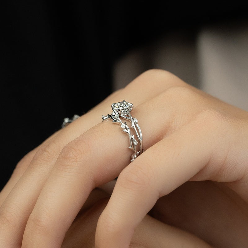 2.50 CT Round The Twig Engagement Ring