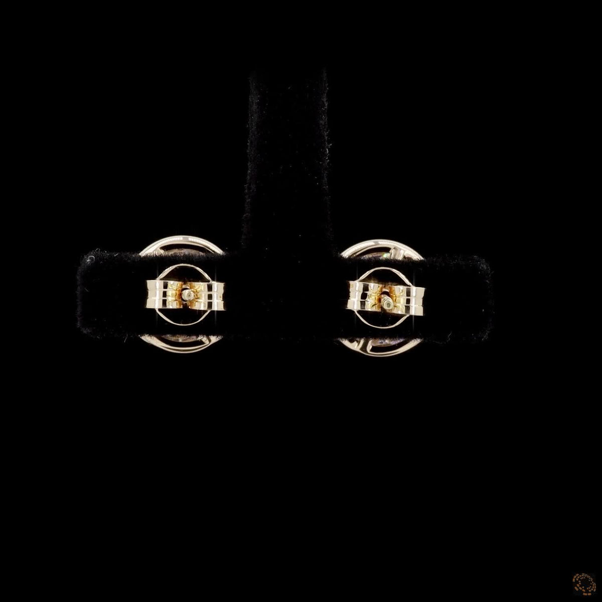 5.09 Ct 14K Yellow GOLD Round Shape Studs Earring