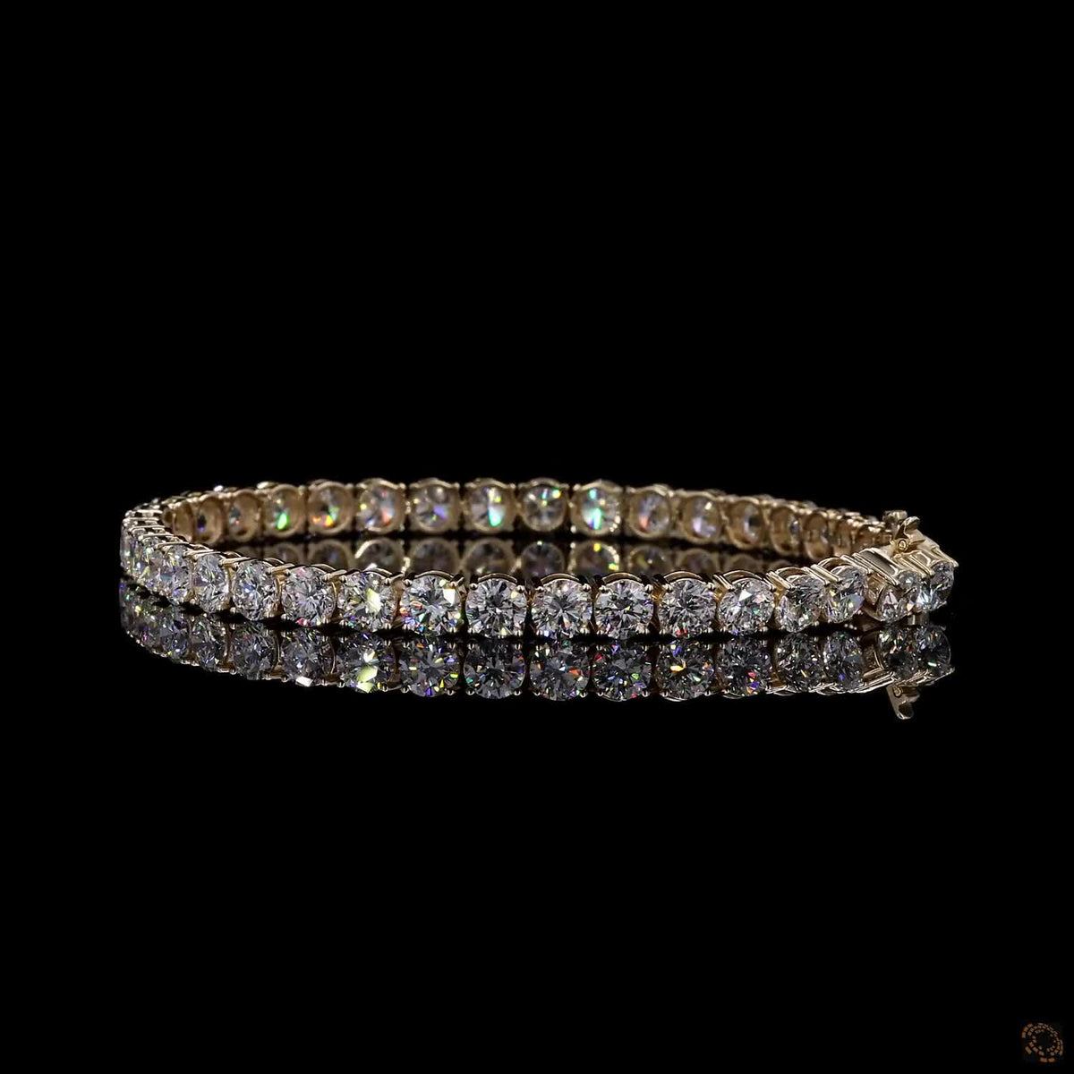 14.21 Ct Round Cut Diamond Tennis Bracelet | Classic Luxury Diamond Bracelet for Women