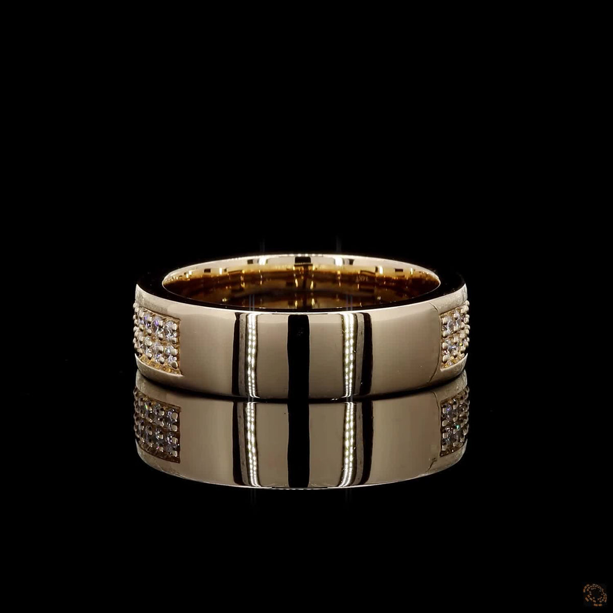 0.91 Ct Classic Wide Diamond Eternity Band | Lab Grown Round Diamond Gold Ring | Timeless Bridal Jewelry