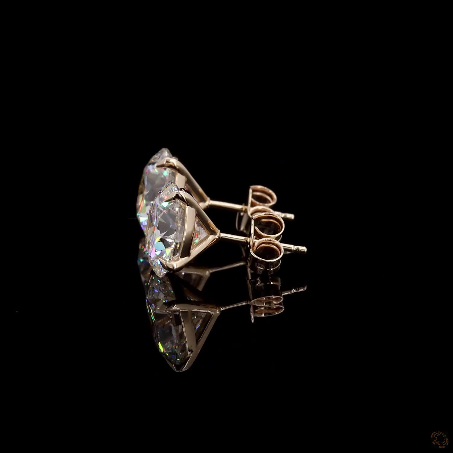 7.12 Ct Timeless, elegant, and versatile offers an elongating silhouette compared to standard round studs