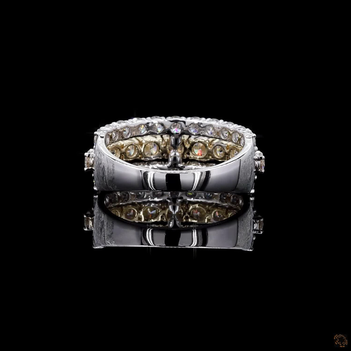 2.64 Ct Round Cut Diamond Wedding Ring, Customized Diamond Ring