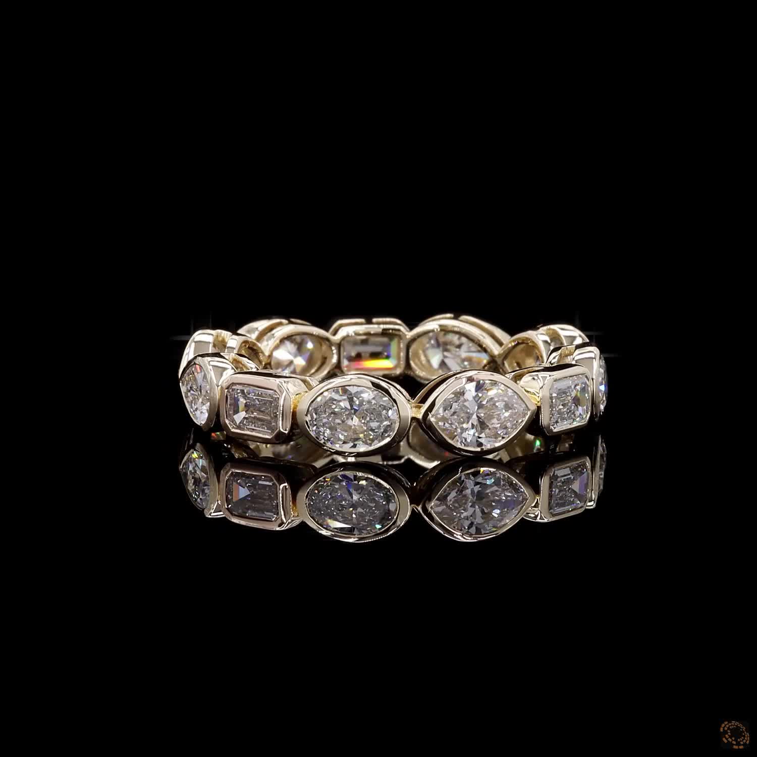 3.27 Ct Eclectic Luxe, Avant-Garde Statement, Modern Contemporary Fine Jewelry