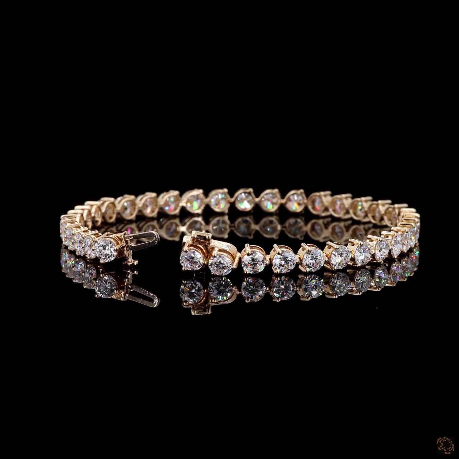 9.74 Ct Traditional 4-Prong Open-Basket Setting for maximum light exposure and brilliance