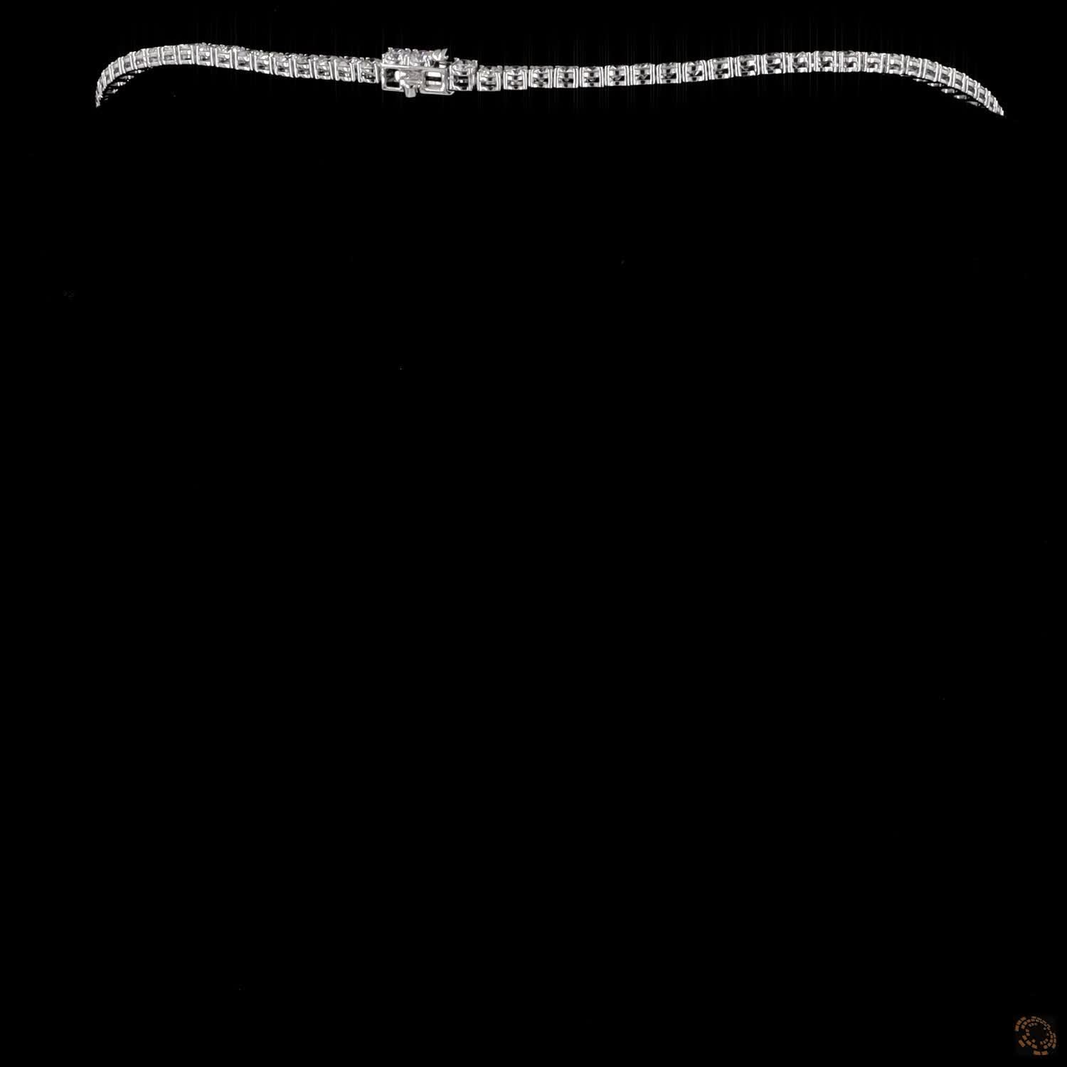 16.38 Ct Mid-Size Graduated Round Lab-Grown Diamond Tennis Choker