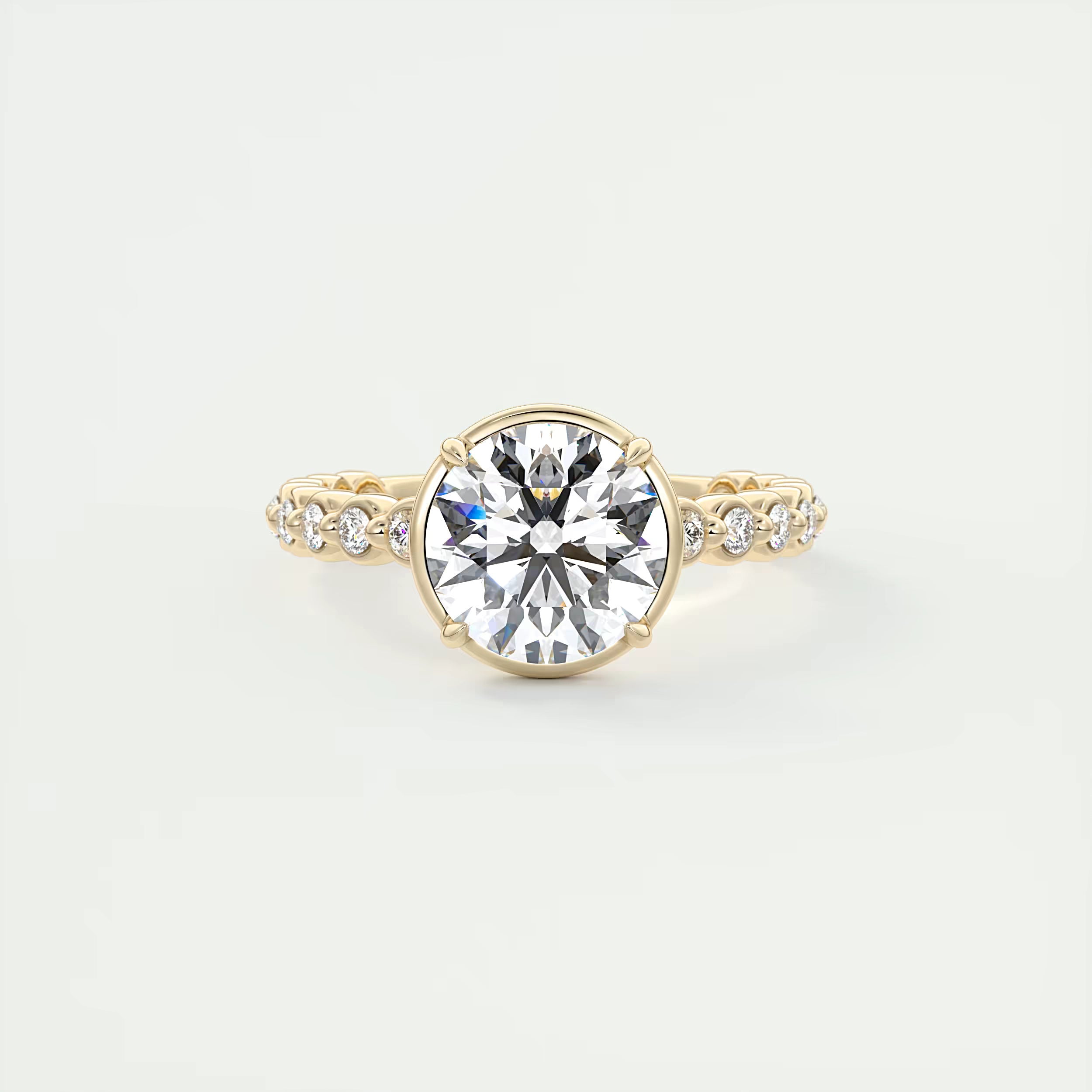 2.00 Ct Round Pure Embrace Solitaire Proposal Engagement Ring