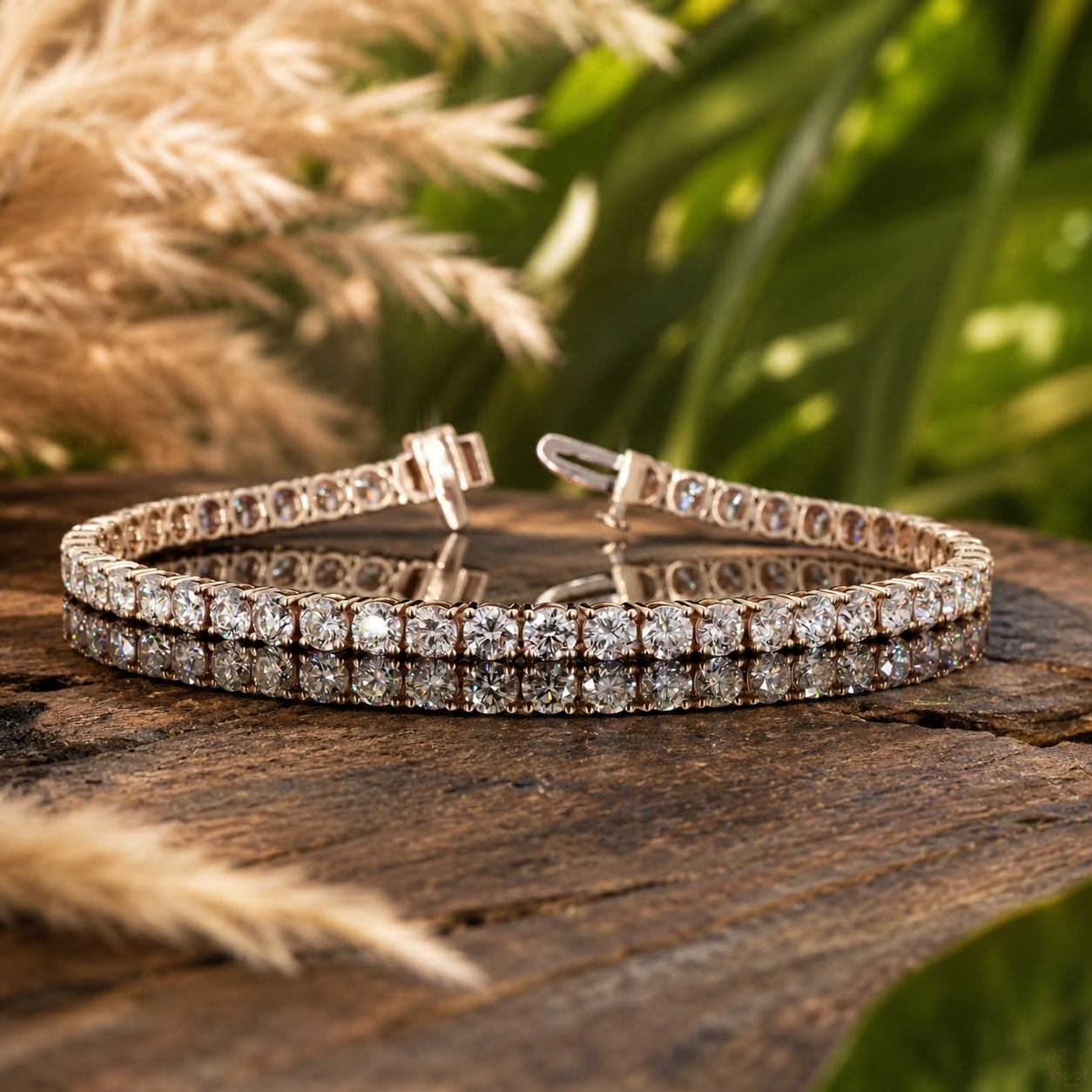 7.76 Ct Minimalist Diamond Bracelet | Classic Tennis Bracelet for Women | Fine Jewelry Collection