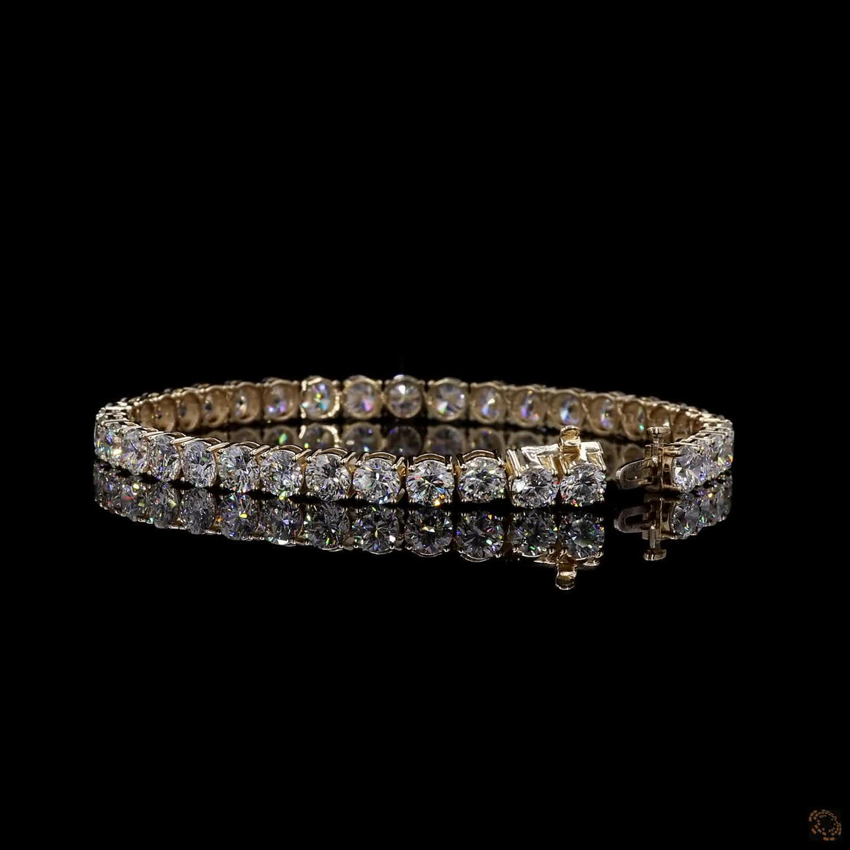 14.21 Ct Round Cut Diamond Tennis Bracelet | Classic Luxury Diamond Bracelet for Women