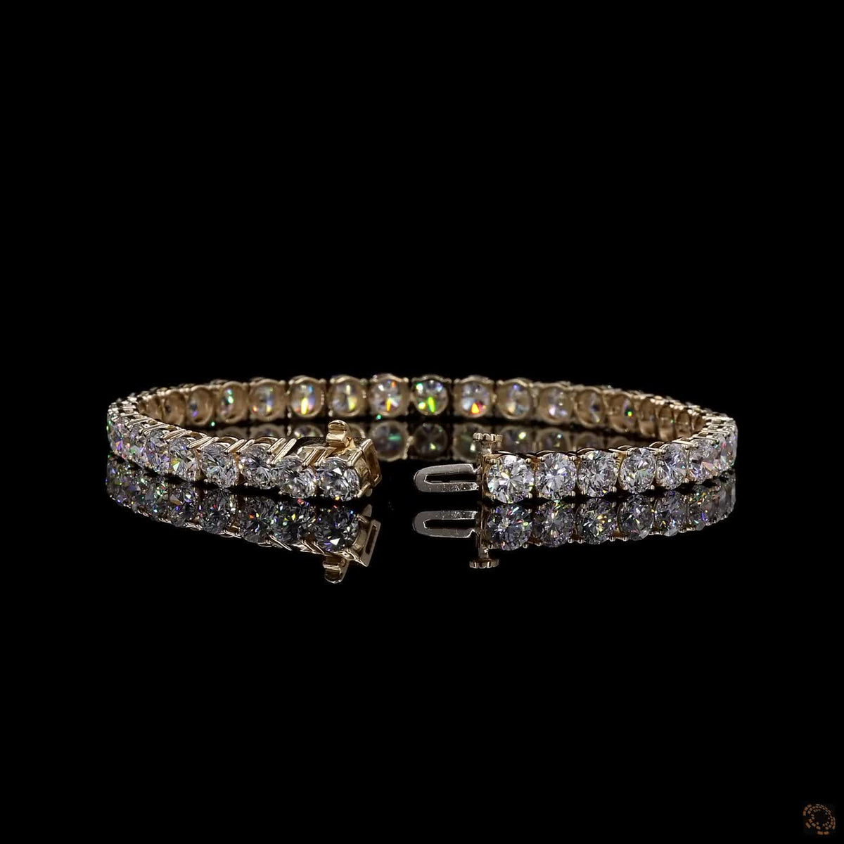 14.21 Ct Round Cut Diamond Tennis Bracelet | Classic Luxury Diamond Bracelet for Women