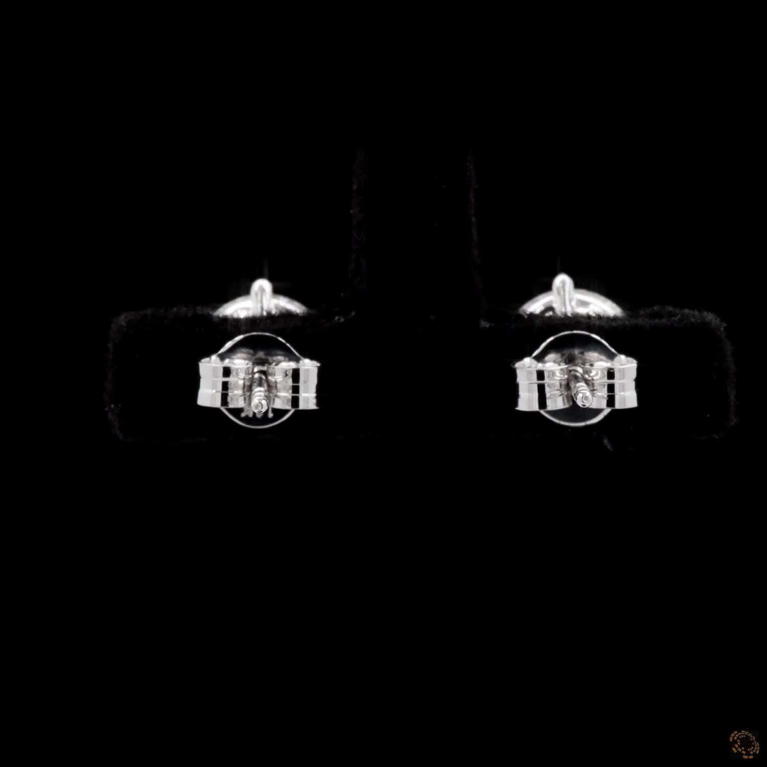 3.06 Ct 3-Prong Pear-Shaped Diamond Stud Earrings with V-Prong Tip