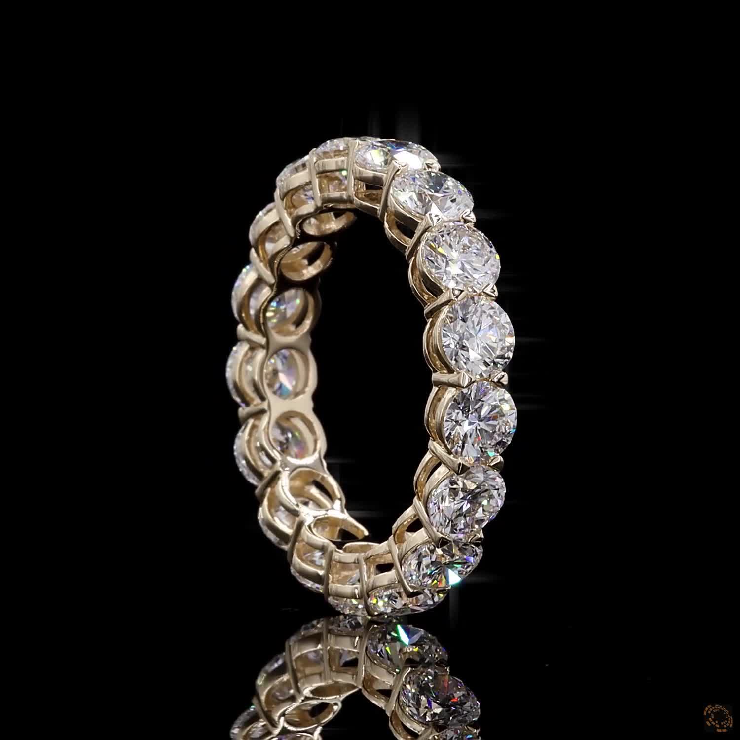 4.43 Ct Full Eternity Band round the circumference of the band