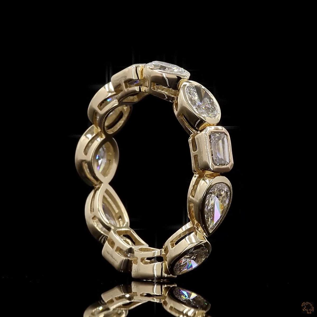 3.27 Ct Eclectic Luxe, Avant-Garde Statement, Modern Contemporary Fine Jewelry