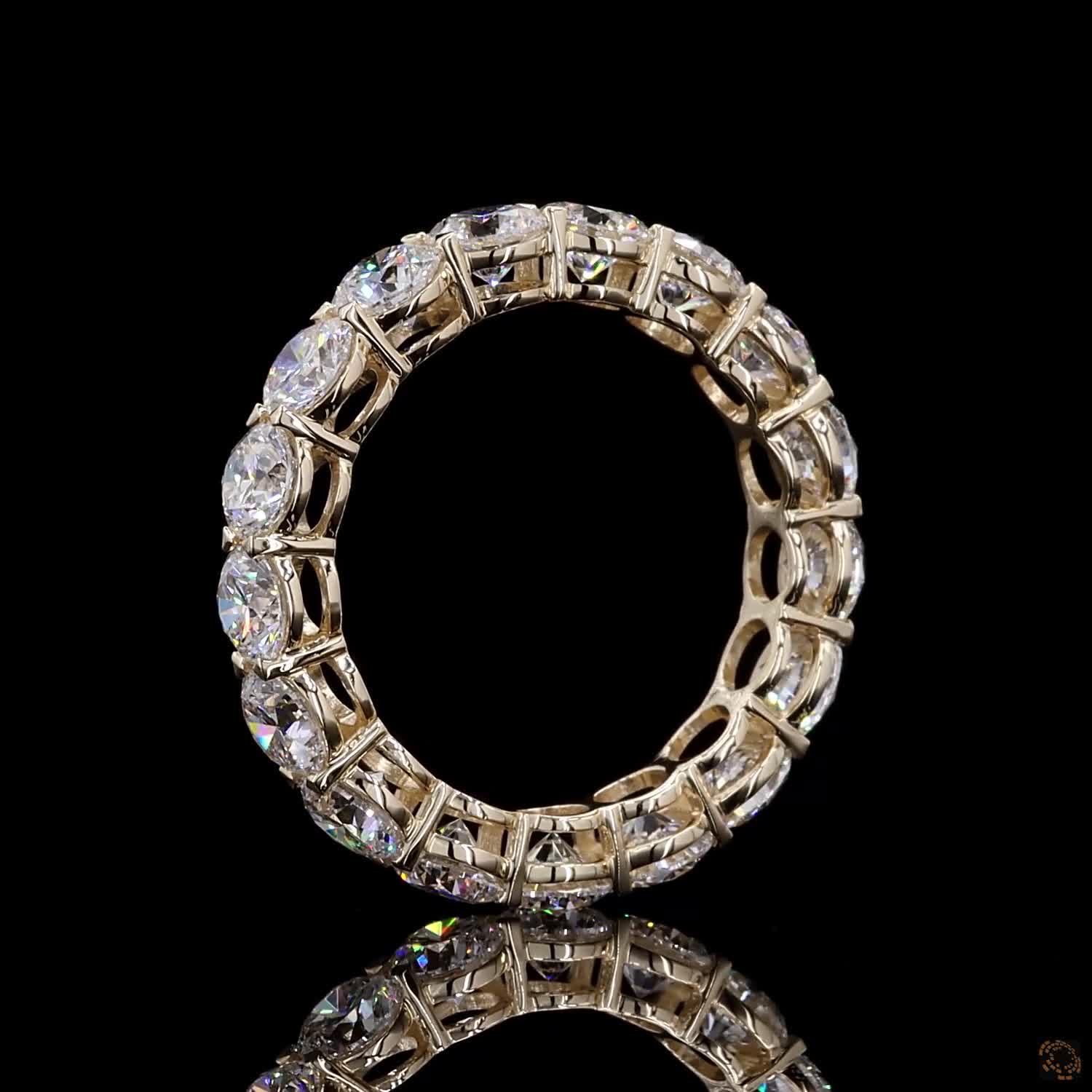 4.43 Ct Full Eternity Band round the circumference of the band