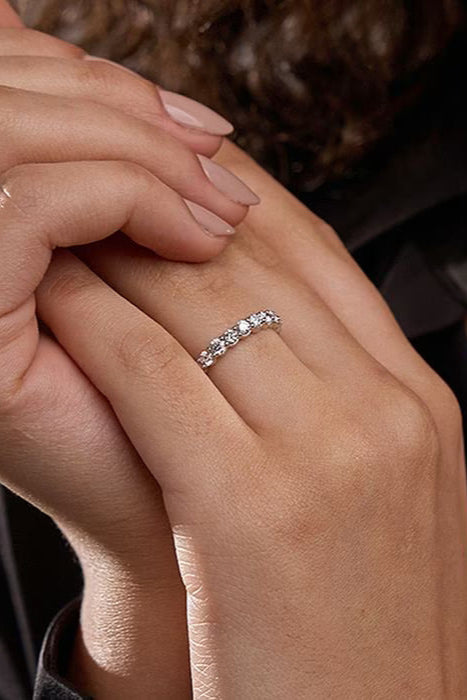 2.00 Ct Round Diamond Full Eternity Band Wedding Ring