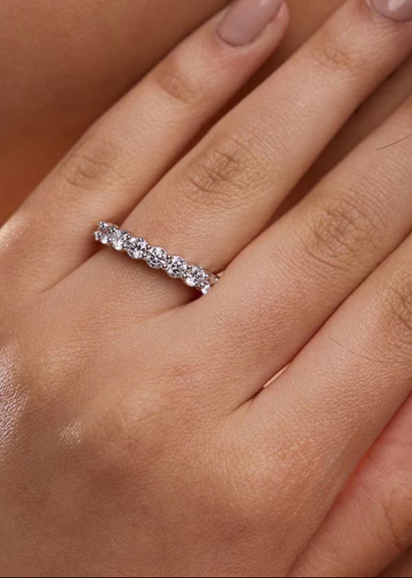 3.00Ct Round Diamond Full Eternity Band Wedding Ring
