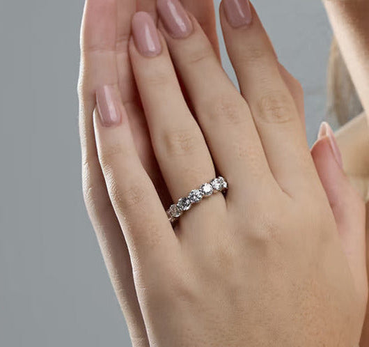 6.00Ct Full Eternity Band Eternal Sparkle Wedding Ring