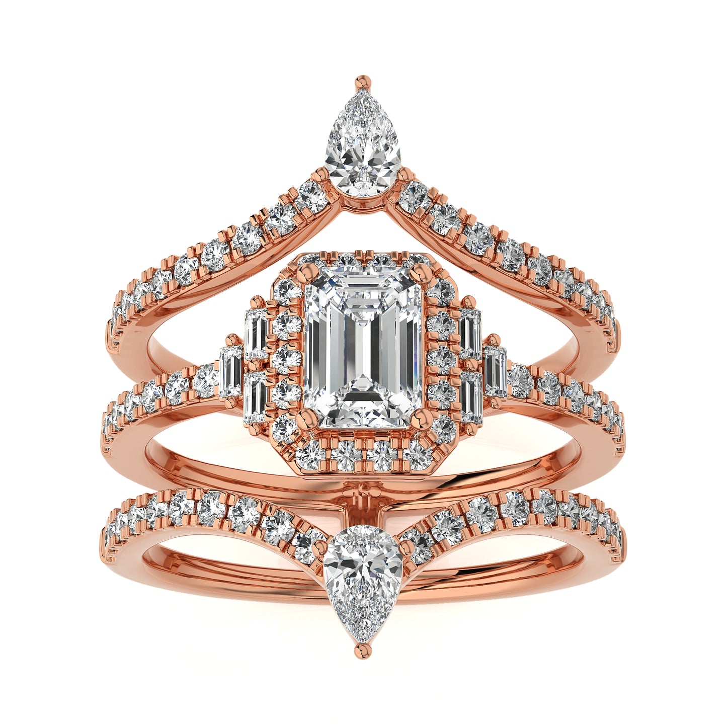 1.69 Ct Solitaire Engagement & Wedding Ring