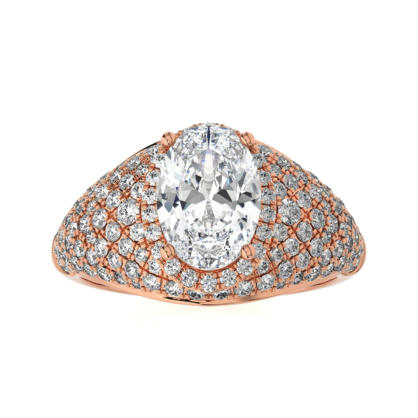 1.91 Ct Halo Vera Wang & Engagement & Wedding Ring