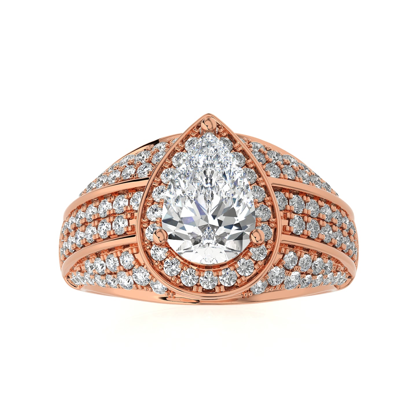 1.76 Ct Halo Vera Wang Love Collection & Engagement & Wedding Ring