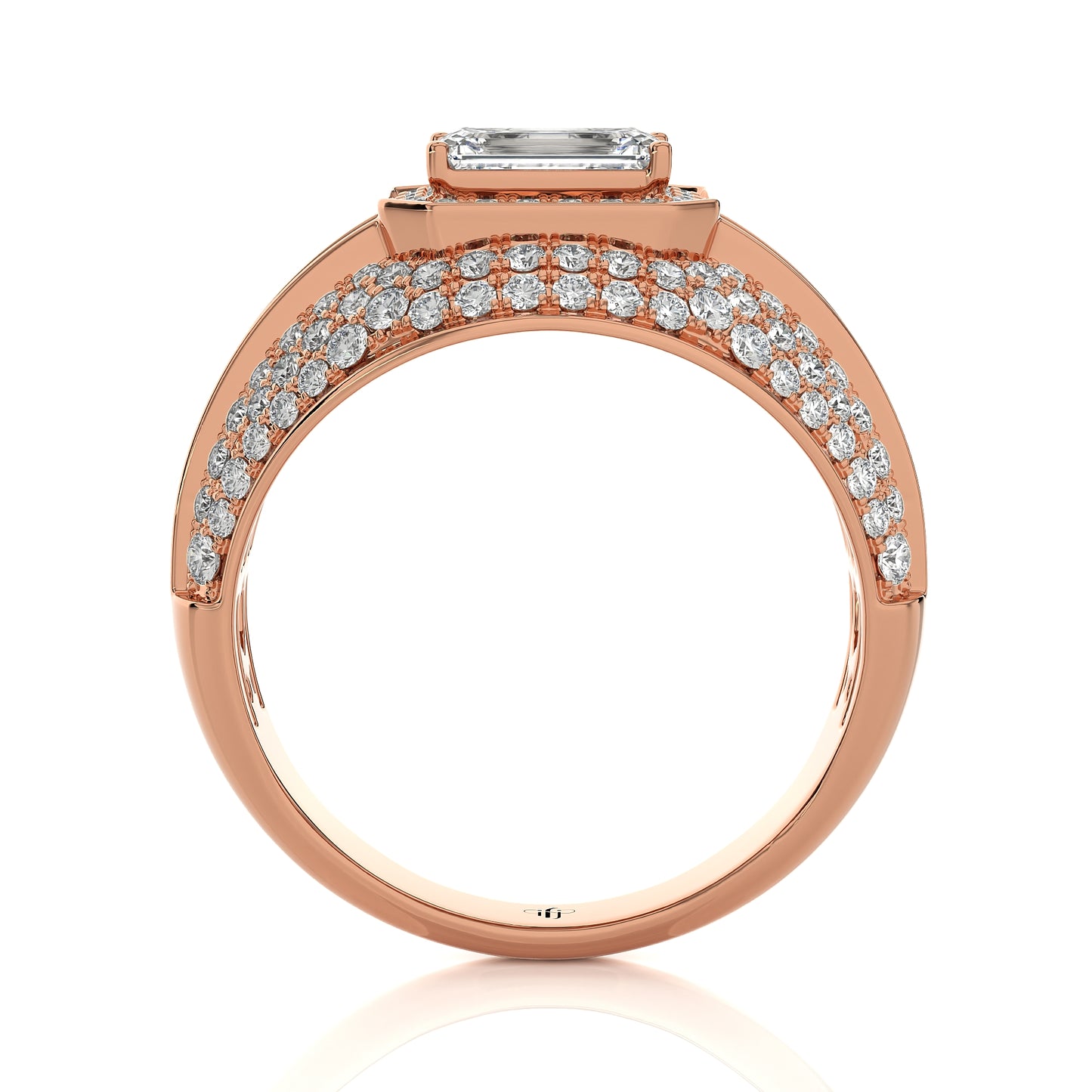 1.88 Ct Halo Vera Wang Love Collection & Engagement & Wedding Ring