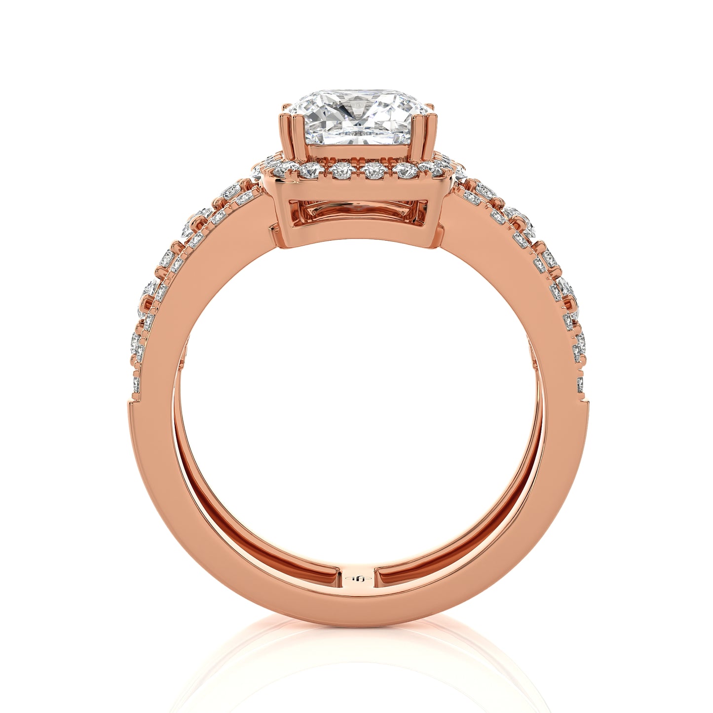 2.27 Ct Bridal Sets (Engagement Ring + Matching Band)& Wedding Rings