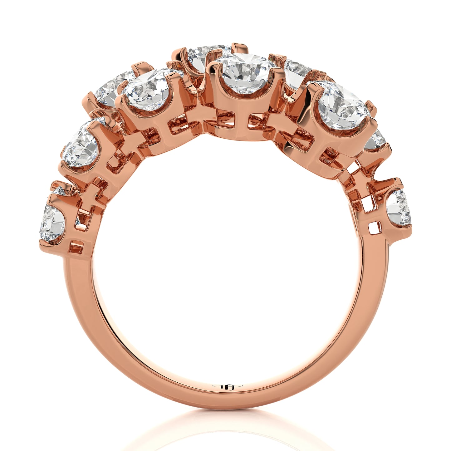 3.43 Ct Round Shape Fashion Engagement & Wedding Rings