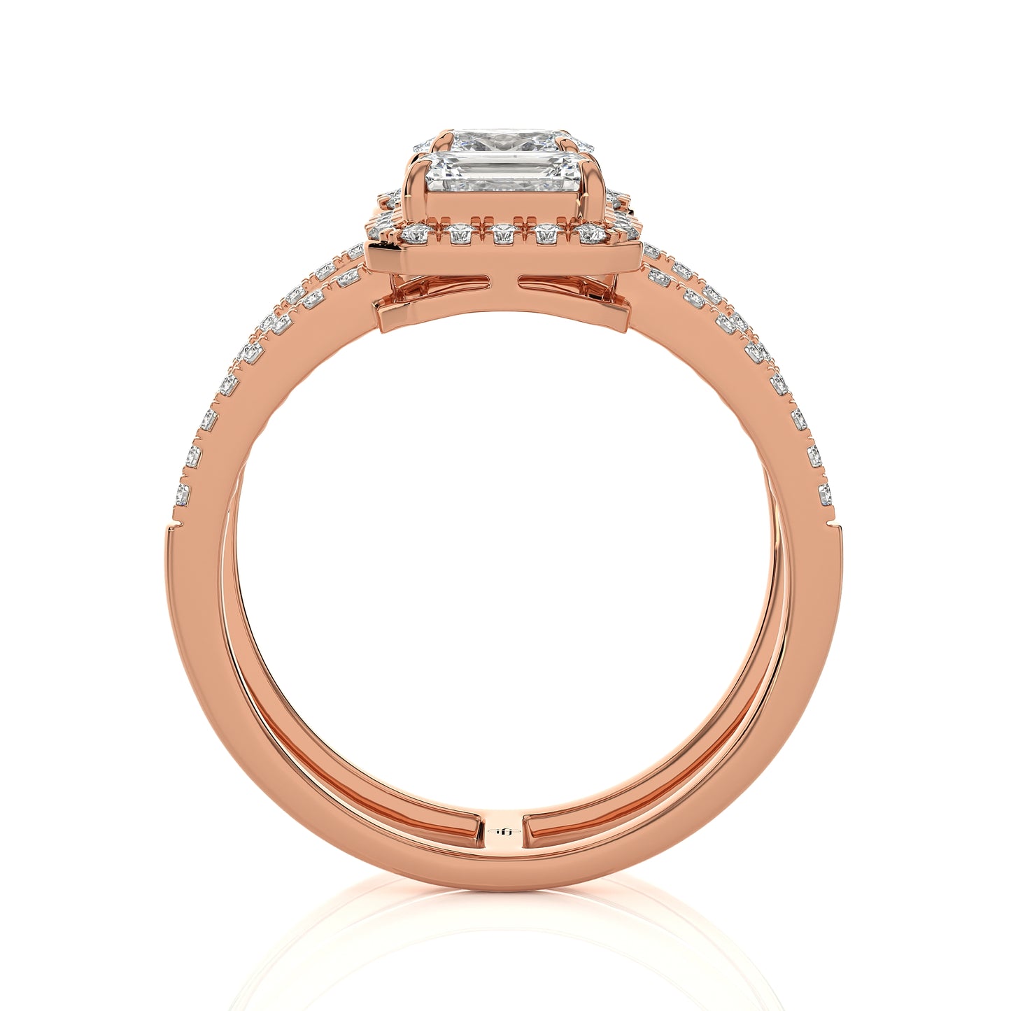 1.50 Ct Fashion Ring Halo/Pave & Engagement Ring & Wedding Rings
