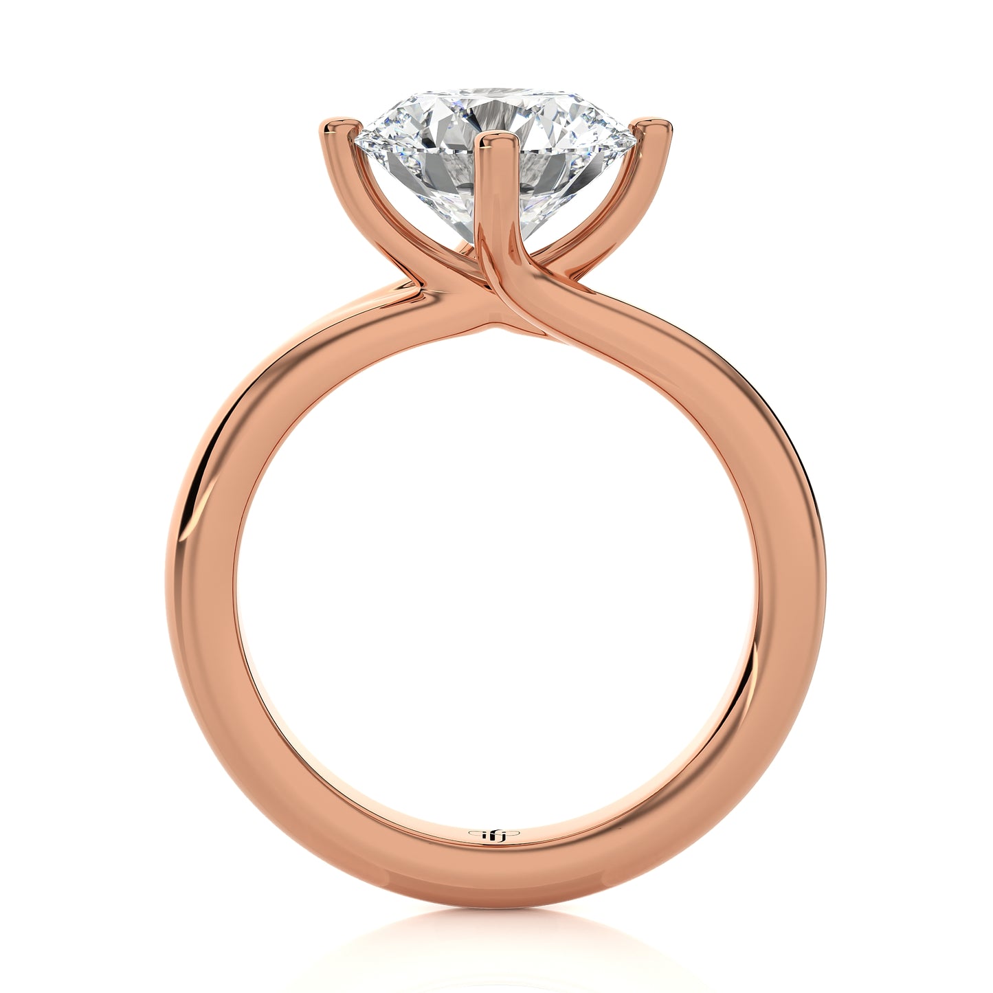 3.20 Ct Round Cut Large Solitaire Diamond Ring Engagement & Wedding Rings