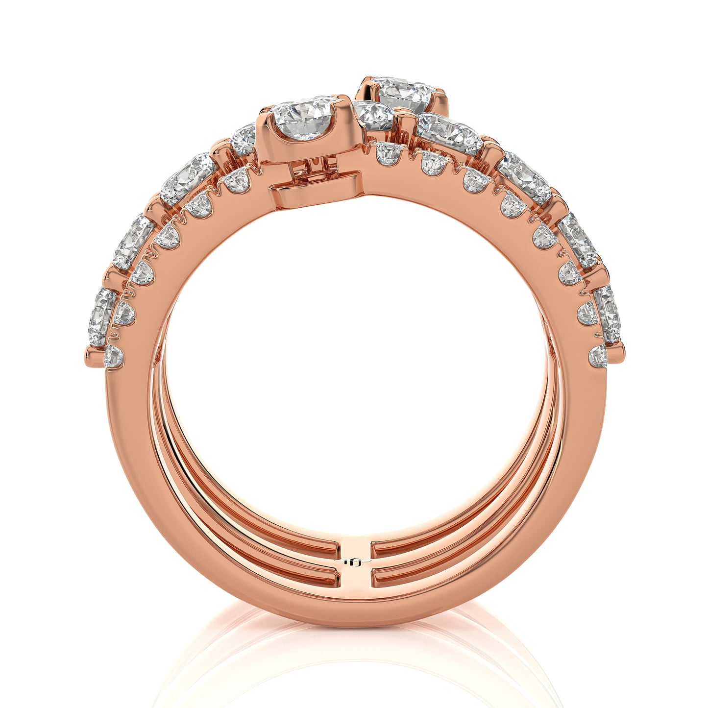 2.76 Ct Round Shape Fashion Engagement & Wedding Rings