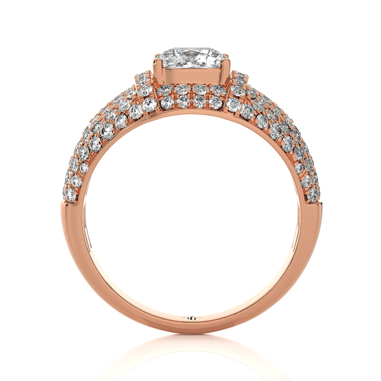 2.01 Ct Halo Vera Wang & Engagement & Wedding Rings