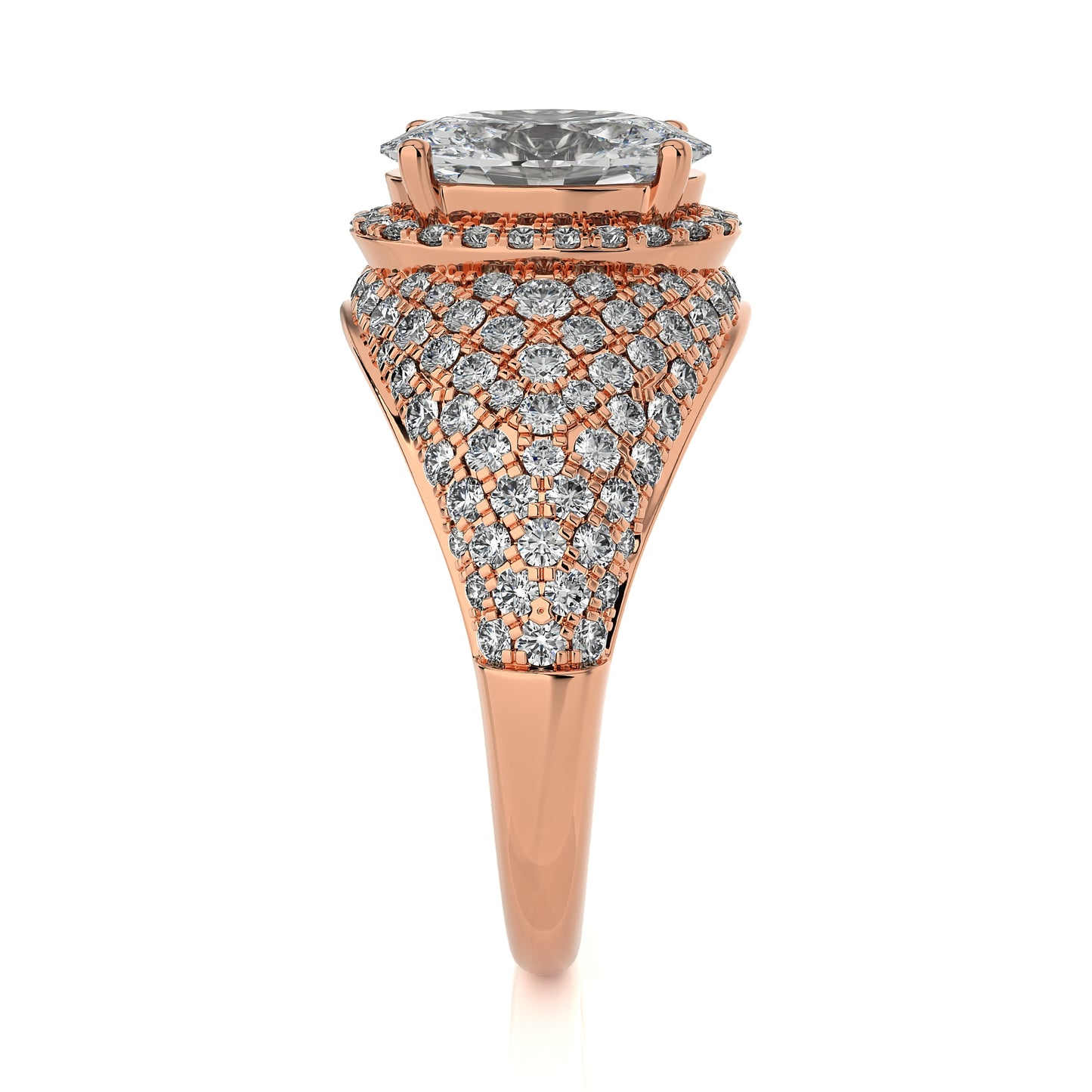 1.91 Ct Halo Vera Wang & Engagement & Wedding Ring