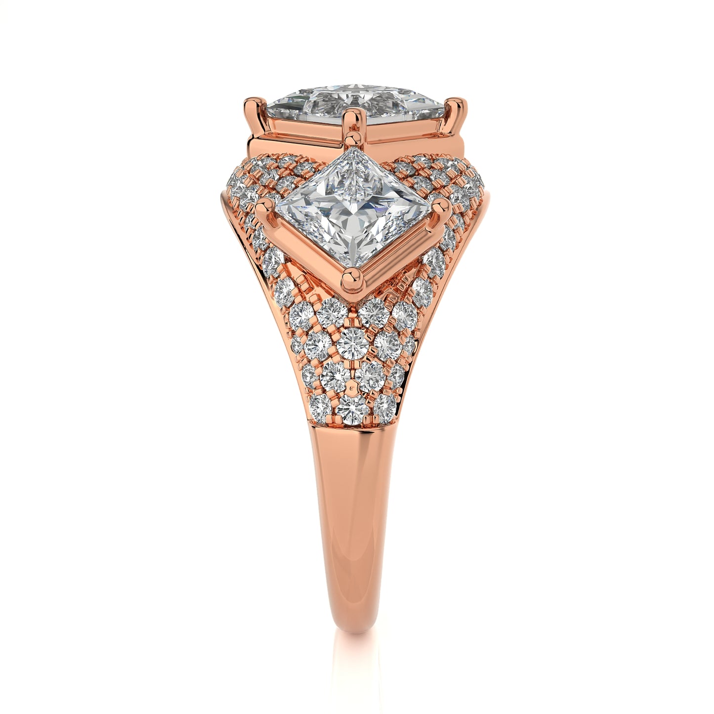 2.89 Ct Fashion Cocktail Ring & Wedding Rings