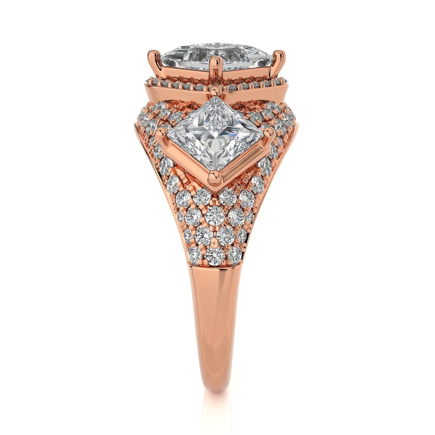 2.96 Ct Fashion Cocktail Ring & Wedding Rings