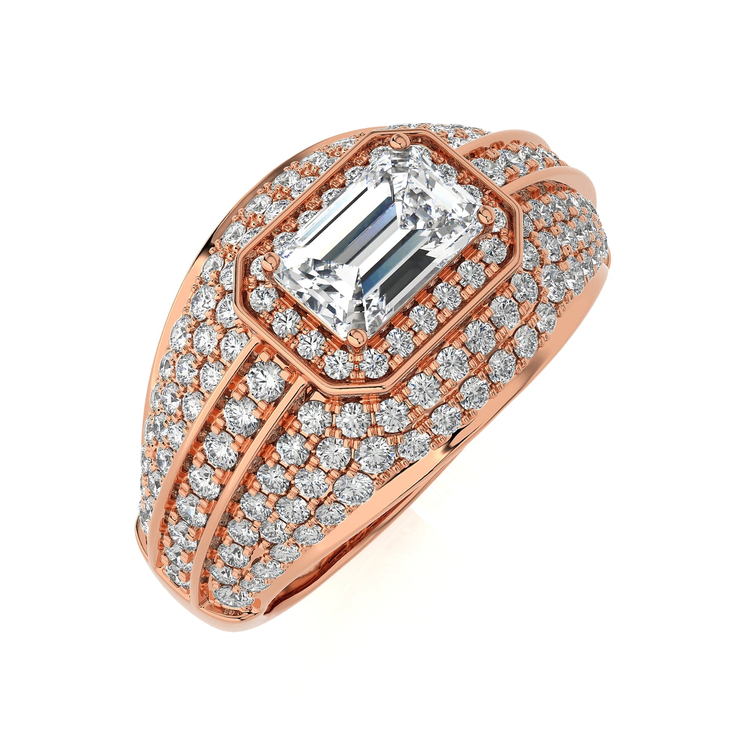 1.88 Ct Halo Vera Wang Love Collection & Engagement & Wedding Ring