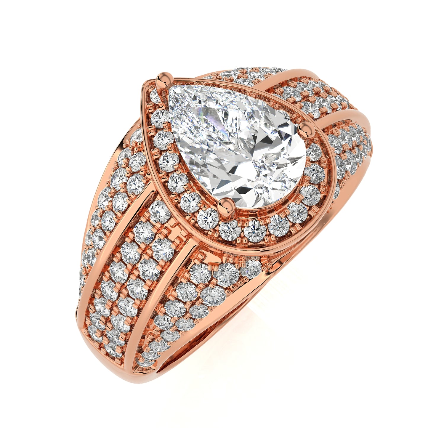 1.76 Ct Halo Vera Wang Love Collection & Engagement & Wedding Ring