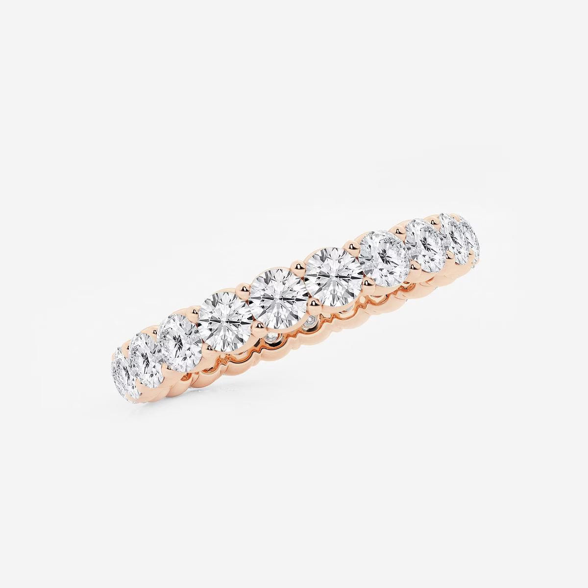2.00 Ct Round Diamond Full Eternity Band Wedding Ring