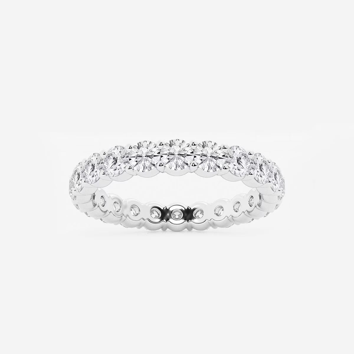 2.00 Ct Round Diamond Full Eternity Band Wedding Ring