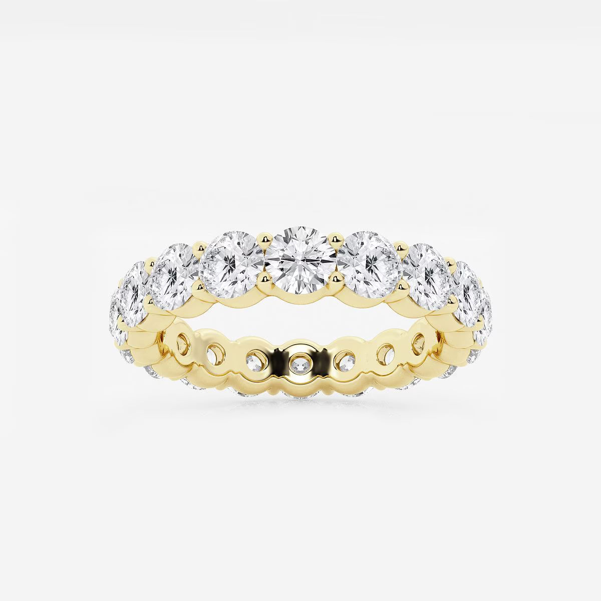 3.00Ct Round Diamond Full Eternity Band Wedding Ring